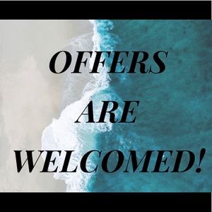 Offers Are Welcomed!